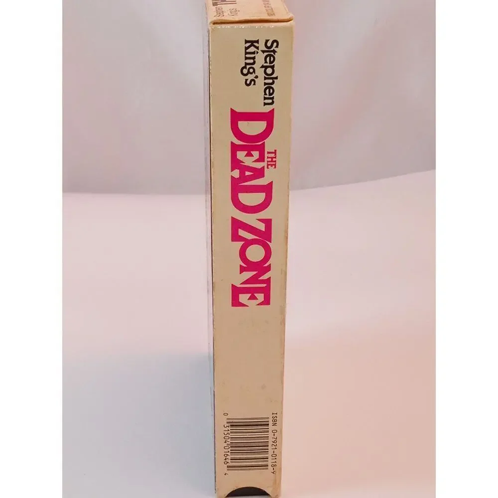 Stephen King's The Dead Zone (1983) VHS Video Tape Movie Scary Film Vintage‎
